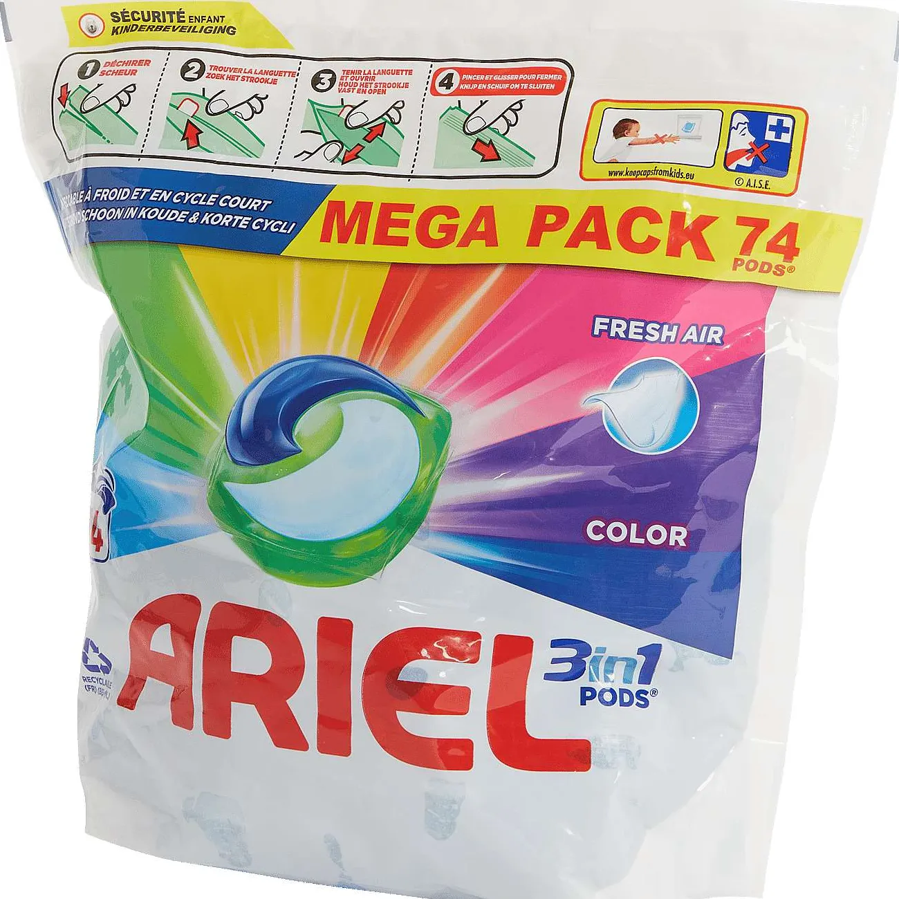 Ariel Afwas- & Wasmiddelen> All In 1 Pods Color