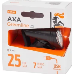 Walfort Fietsaccessoires></noscript>Axa Greenline Fietsverlichting