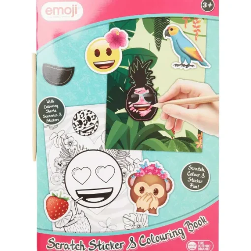 Paw Patrol Kleuren & Tekenen>Emoji Krassticker- En Kleurboek