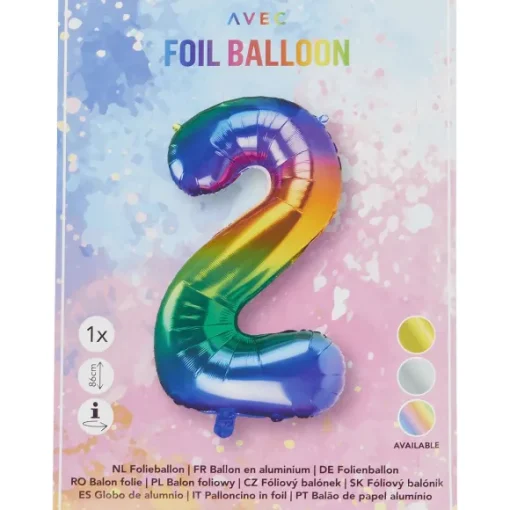 Merk Ballonnen & Slingers>Folieballon Cijfer