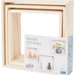 Merk Woonaccessoires></noscript>Home Accents Houten Wandboxen