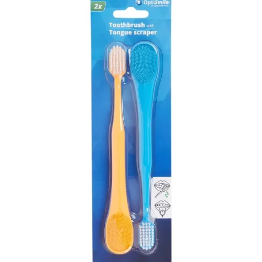 Colgate Mondverzorging>Optismile Tandenborstel Met Tongschraper