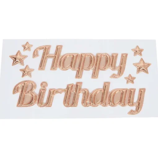 Disney Knutselen>Party Universe Happy Birthday Ballon-Raamsticker