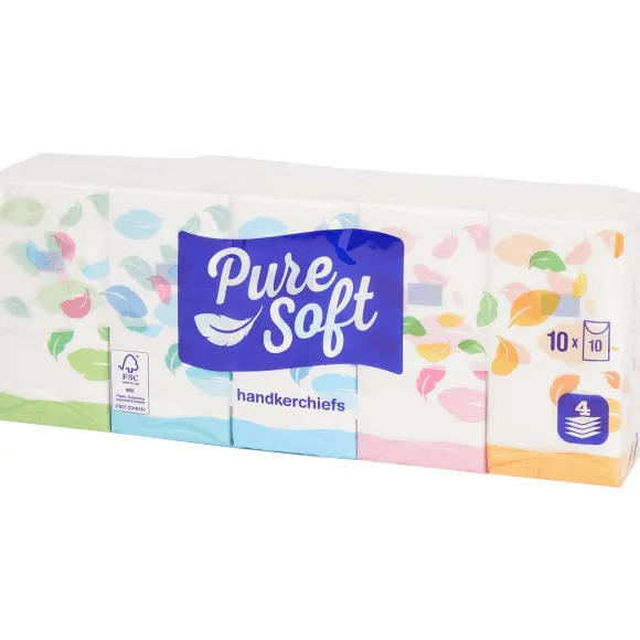 Pure Soft Gezichtsverzorging> Zakdoekjes