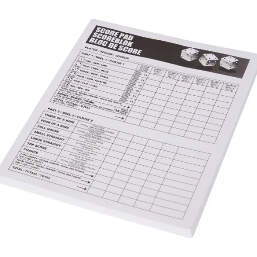 Mini Matters Spellen>Scoreblok
