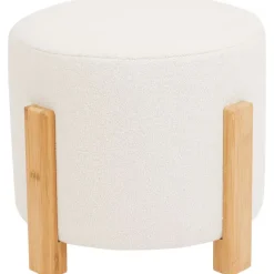 Studio Home Woonaccessoires> Poef Met Bamboe Poten