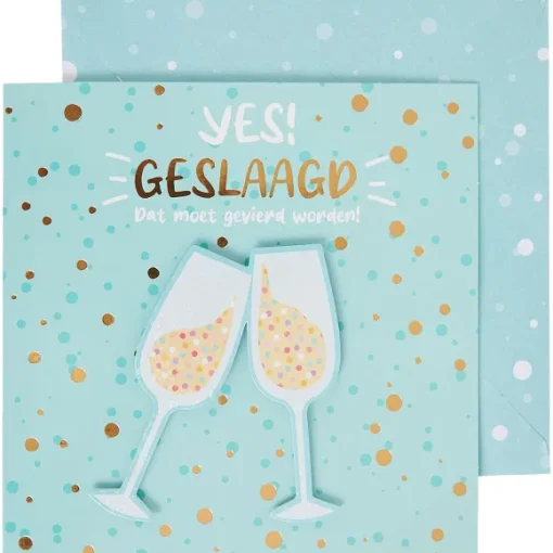 Office Essentials Kaarten>Wenskaart 'Geslaagd'